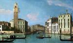 欧洲12-19世纪油画三_CANALETTO - Entrance to the Cannaregio
